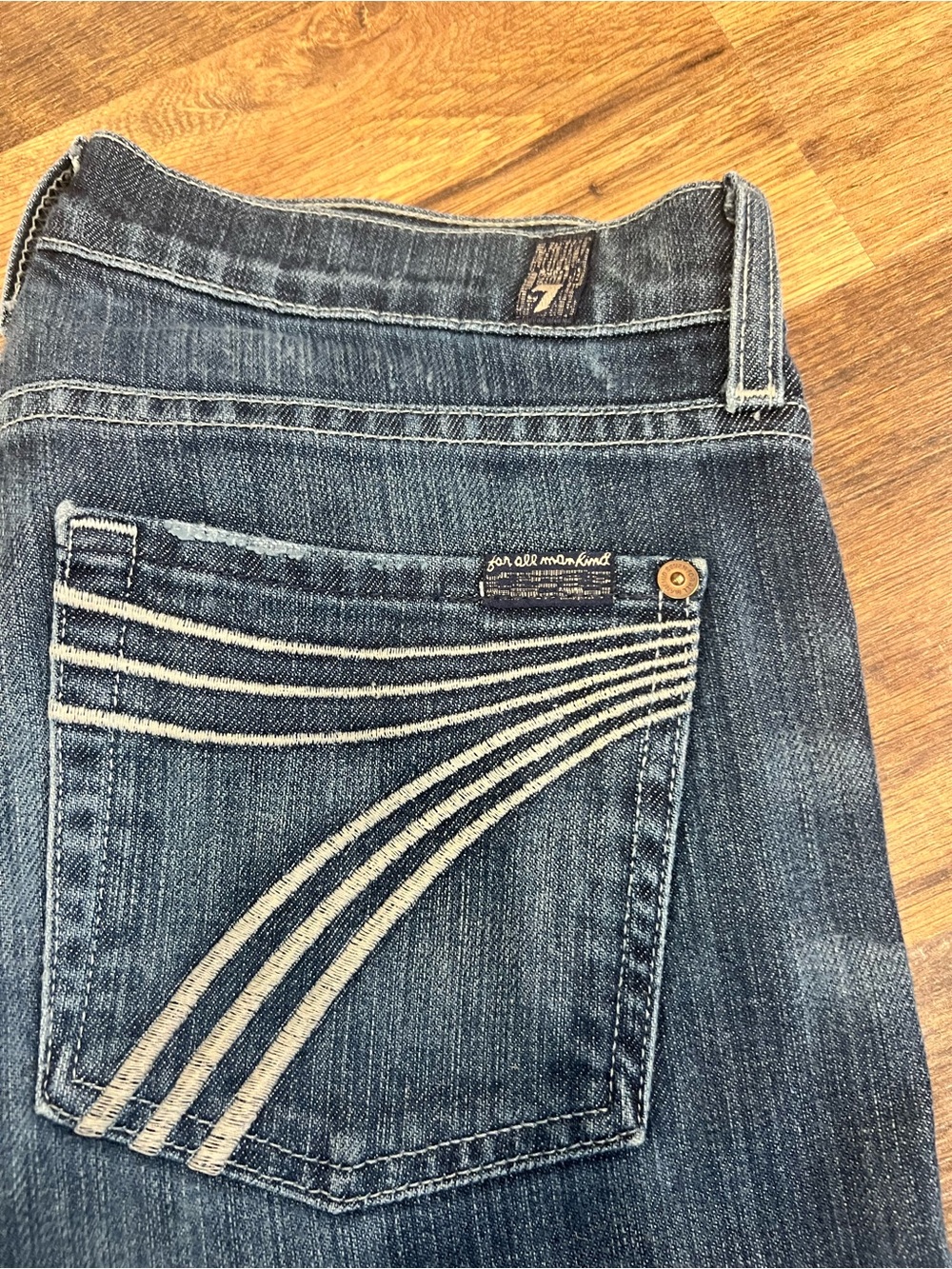 Women's 7 For all Man Kind Dojo Jeans - Picture 2 of 5